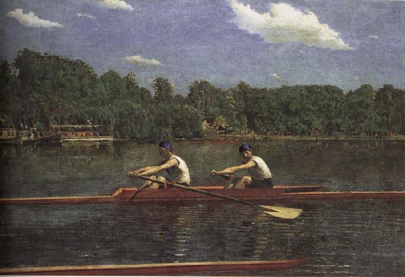 Thomas Eakins The buddie is rowing the boat France oil painting art